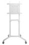Vivolink Soporte Móvil VLFS3770 Giratorio Blanco, VESA 600x400, Pantallas 37"-70", hasta 70 kg