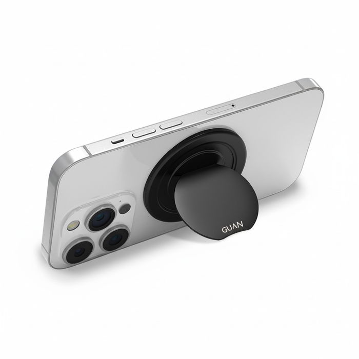 GUAN GA-SPG23PBLK Anillo MagSafe para iPhone Negro