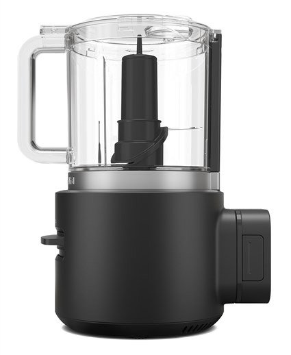 Kitchenaid 5KFCR531BM Picadora de Alimentos Inalámbrica con Batería, Bol de 1.18L, Negra Mate