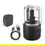 Kitchenaid 5KFCR531BM Picadora de Alimentos Inalámbrica con Batería, Bol de 1.18L, Negra Mate