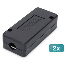 Digitus Módulo de Conexión CAT 7 - 2 uds. (Negro, Blindado, ABS, Ref. CAT 7)