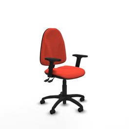 PIQUERAS Y CRESPO Silla de oficina Algarra Naranja oscuro