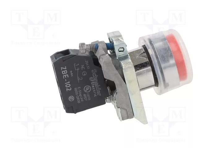 SCHNEIDER ELECTRIC XB4BP42 Interruptor de presión Harmony XB4 Rojo NC