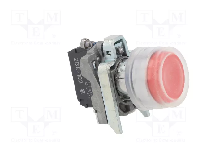 SCHNEIDER ELECTRIC XB4BP42 Interruptor de presión Harmony XB4 Rojo NC
