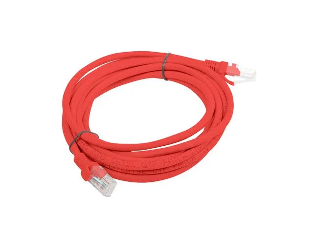 Lanberg Latiguillo Cat.5e UTP 3m Rojo PCU5-10CC-0300-R