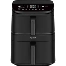 Cosori Freidora de aire Turbo Tower Chef Edition AAATL19493 - 10,8 L - 2 depósitos - Negra