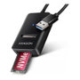 Axagon ADM2-AM Adaptador de Caja Externa M.2 NVMe y SATA USB-A 10Gbps