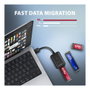 Axagon ADM2-AM Adaptador de Caja Externa M.2 NVMe y SATA USB-A 10Gbps