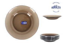 Duralex Plato Hondo 23 cm Creole Lys Colección Ámbar (24 Unidades)