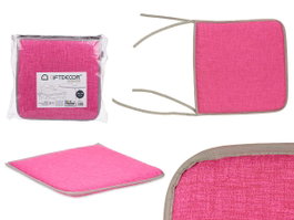 Giftdecor Cojín Silla 38x38cm Rosa