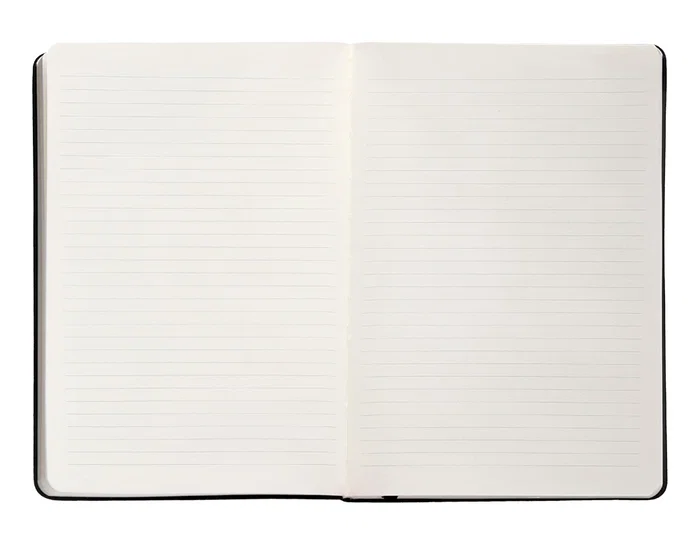 Antartik Cuaderno A5 Tapa Dura Hojas Rayas Negro 100 Hojas 80 gr FSC