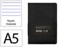Antartik Cuaderno A5 Tapa Dura Hojas Rayas Negro 100 Hojas 80 gr FSC