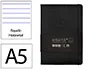 Antartik Cuaderno A5 Tapa Dura Hojas Rayas Negro 100 Hojas 80 gr FSC
