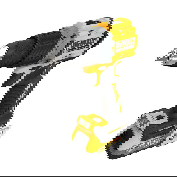 DeWALT DCD805E2T-QW Taladro Percutor a Batería 18V 1.7Ah Sin Escobillas, Pistola, 1.3 cm, 2000 RPM, 90 Nm, Incluye Batería y Cargador