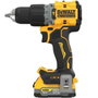 DeWalt Taladro Percutor Compacto DCD805E2T-QW 18V con 2 Baterías POWERSTACK y Cargador