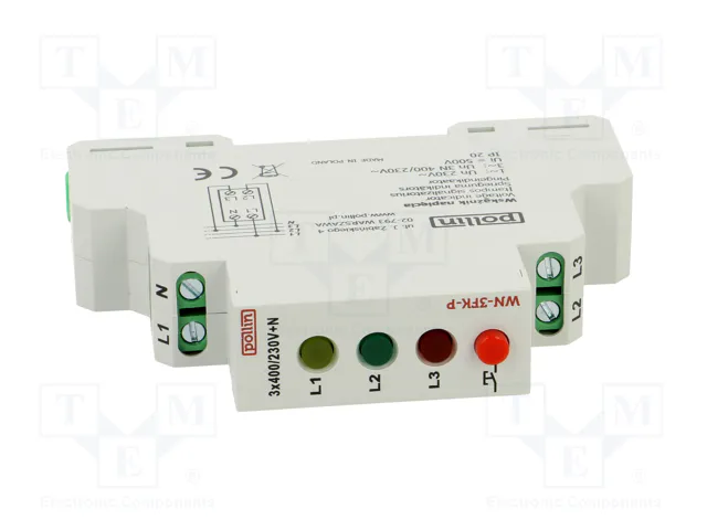 POLLIN Indicador de tensión WN-3 3x400VAC POLLIN Indicador de tensión WN-3 3x400VAC
