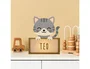 Wondee Lámpara de Noche Personalizable Gato de Madera Sostenible
