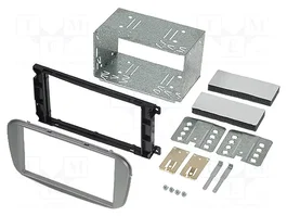 ACV Bastidor de montaje de radio 2 DIN plata para Ford