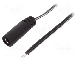 BQ CABLE Cable de alimentación CC 5,5/2,1 recto negro