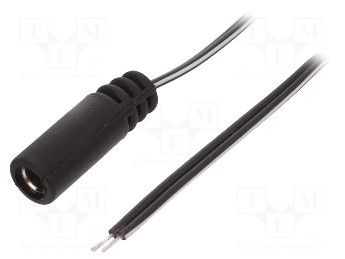 BQ CABLE Cable de alimentación CC 5,5/2,1 recto negro BQ CABLE Cable de alimentación CC 5,5/2,1 recto negro