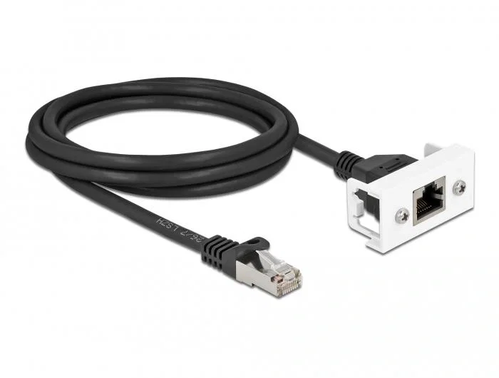 DeLOCK Cable de extensión de red Cat.6A RJ45 macho a RJ45 hembra 2 m DeLOCK Cable de extensión de red Cat.6A RJ45 macho a RJ45 hembra 2 m
