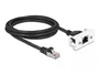 DeLOCK Cable de extensión de red Cat.6A RJ45 macho a RJ45 hembra 2 m