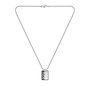 Collar Hombre Hugo Boss 1580302 Plateado