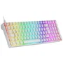 Teclado Gaming Mecánico Mars Gaming Premium MKULTRAWRES/ Blanco