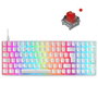 Teclado Gaming Mecánico Mars Gaming Premium MKULTRAWRES/ Blanco