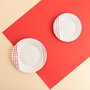 Quid Vajilla Porcelana Kansas 18 Piezas - Rojo - 6 Personas
