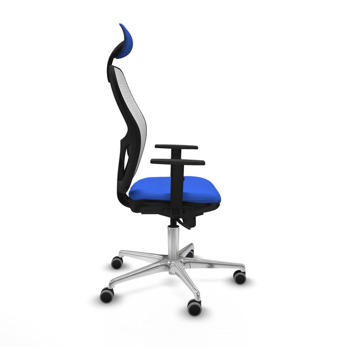 PIQUERAS Y CRESPO Silla de oficina Jorquera Azul con mecanismo Sincro PIQUERAS Y CRESPO Silla de oficina Jorquera Azul con mecanismo Sincro