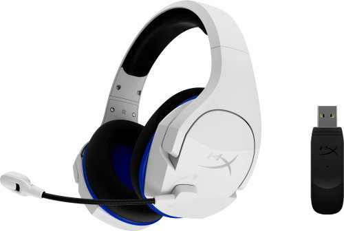 HP Stinger Core W PS5 Auriculares Inalámbrico Diadema Juego Azul, Blanco