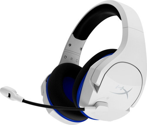 HP Stinger Core W PS5 Auriculares Inalámbrico Diadema Juego Azul, Blanco