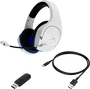 HP Stinger Core W PS5 Auriculares Inalámbrico Diadema Juego Azul, Blanco