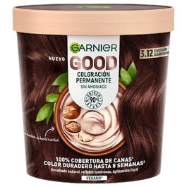 Garnier Good Coloración Permanente Sin Amoniaco 3.12 Castaño Arándano