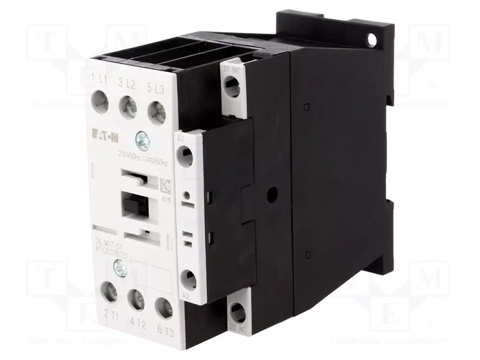 Eaton DILM17-01 Contactor 3p+1 7,5kW 400V AC3 230V/240V Eaton DILM17-01 Contactor 3p+1 7,5kW 400V AC3 230V/240V