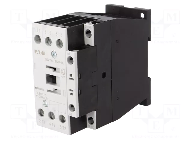 Eaton DILM17-01 Contactor 3p+1 7,5kW 400V AC3 230V/240V Eaton DILM17-01 Contactor 3p+1 7,5kW 400V AC3 230V/240V