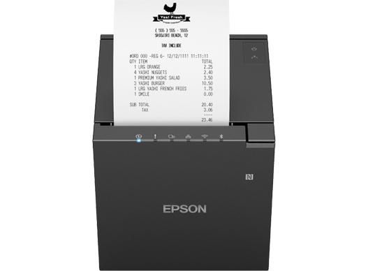 Epson TM-m30III (152A0) Impresora de Recibos, USB Type-C PD, Wi-Fi, Bluetooth, IPX2, Android, Windows, iOS