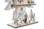 DKD Home Decor Árbol Navidad Fantasia Madera y LED Rojo Verde 23 x 9 x 47 cm (2 Unidades)