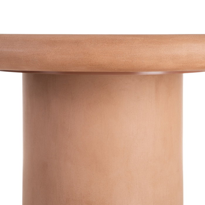 Mesa Comedor Teja Dm-Microcemento Salón 120 X 120 X 76 cm