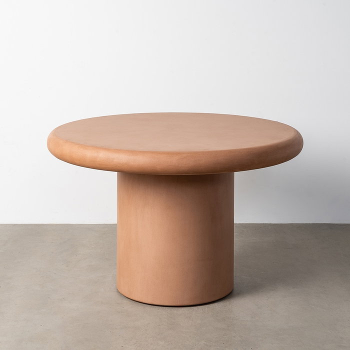 Mesa Comedor Teja Dm-Microcemento Salón 120 X 120 X 76 cm