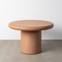 Mesa Comedor Teja Dm-Microcemento Salón 120 X 120 X 76 cm
