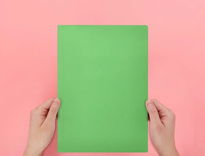 Liderpapel Subcarpeta Folio Verde Intenso 180g/m2