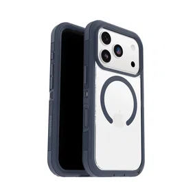 OtterBox Defender Pro XT Clear Series para Apple iPhone 17 Pro, Azul Transparente