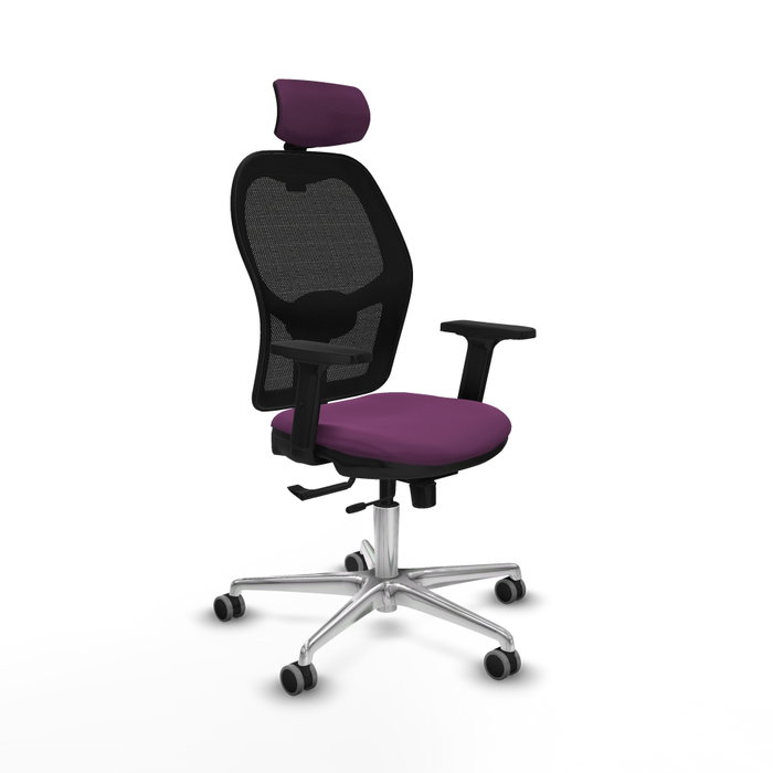 PIQUERAS Y CRESPO Silla de oficina Jorquera Morado/Negro con mecanismo Sincro/Traslack PIQUERAS Y CRESPO Silla de oficina Jorquera Morado/Negro con mecanismo Sincro/Traslack