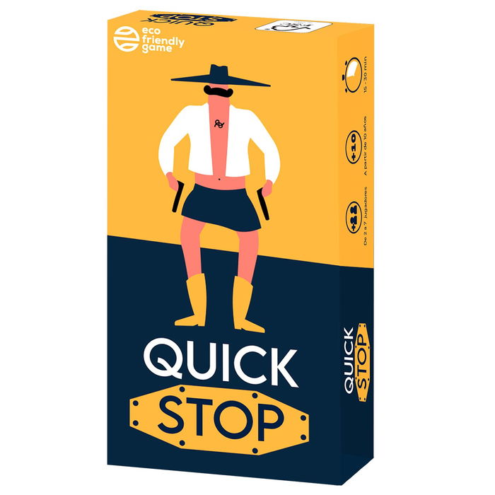 La Caja Juego Quick Stop LCQS01ES Juego de Mesa para 2-7 Jugadores y a partir de 10 Años en Español
