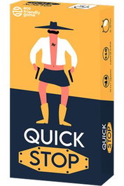 Asmodee Juego Quick Stop. Rápido y emocionante. Edad: 10 años. Contenido: 1 Unidad.