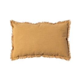 Cojín Mostaza 70% Algodón / 30% Lino 50 X 30 cm (Set de 2)