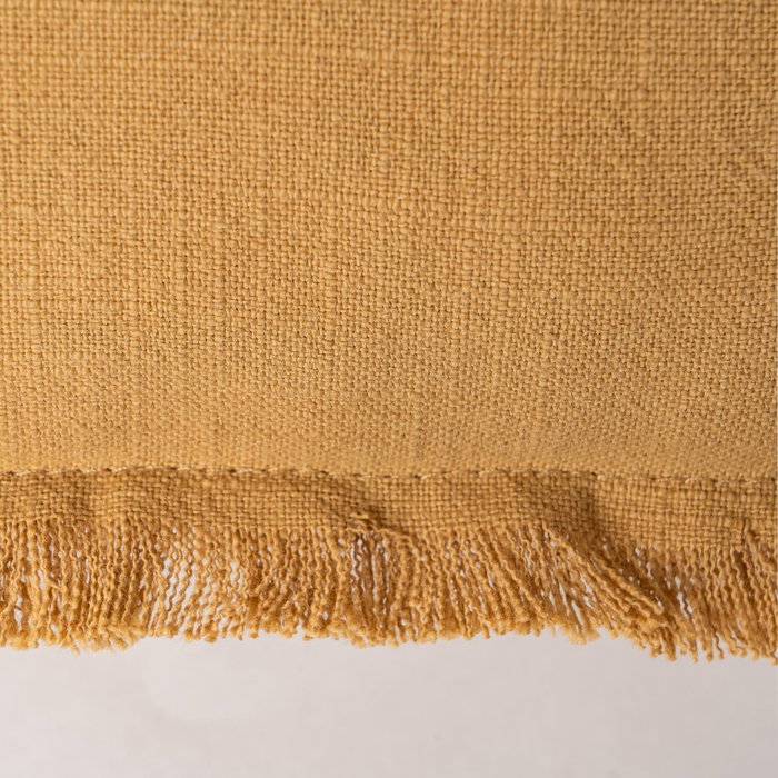 Cojín Mostaza 70% Algodón / 30% Lino 50 X 30 cm (Set de 2)