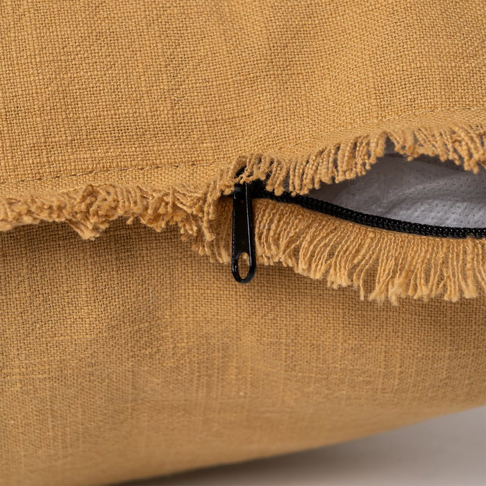 Cojín Mostaza 70% Algodón / 30% Lino 50 X 30 cm (Set de 2)